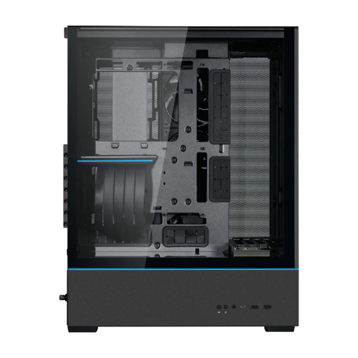 Lian Li SUP01 4.0mm Tempered Glass Small Tower Case (Black, White) - Image 5