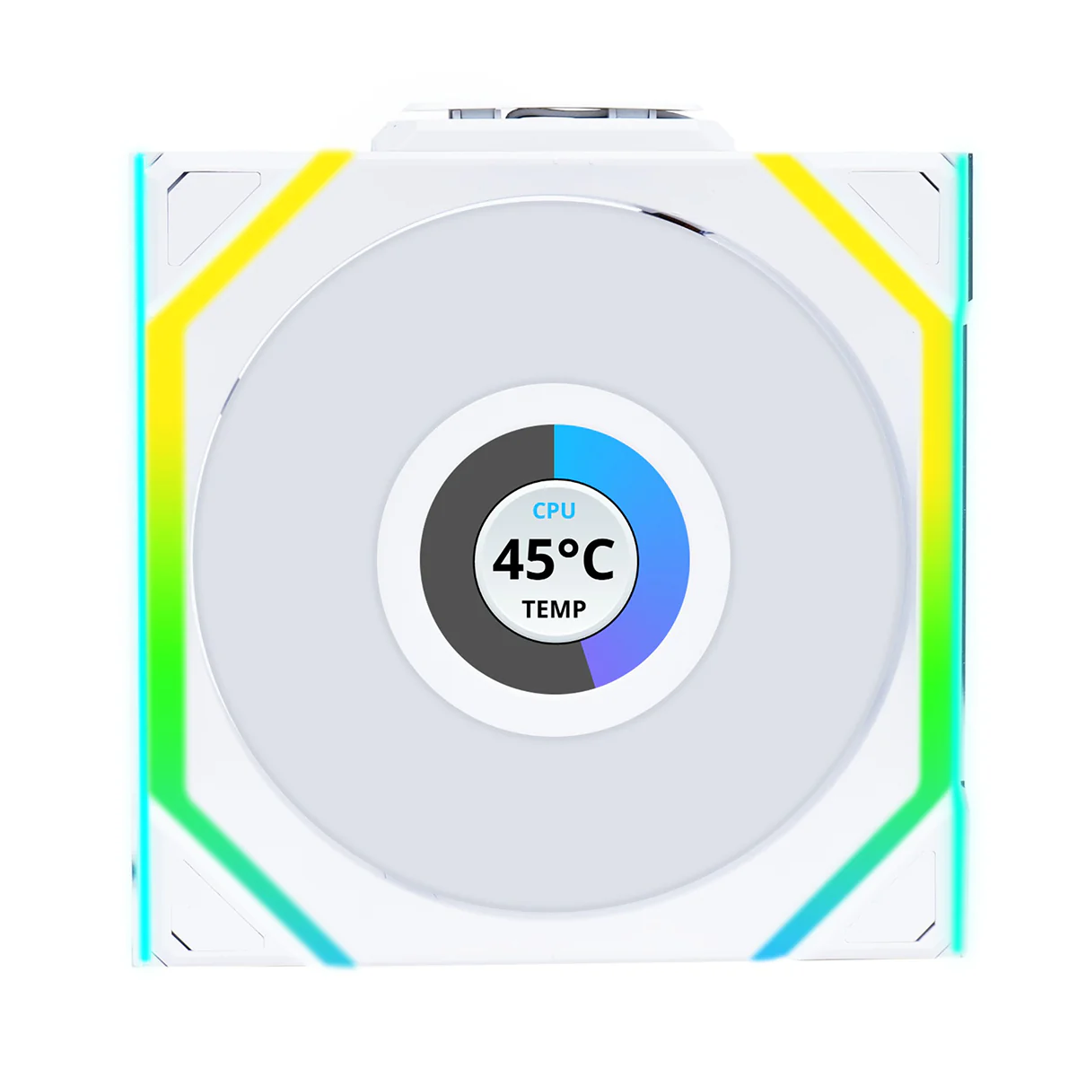 Lian Li Uni Fan SL Wireless LCD 120 ARGB - Single Pack (Black, White) - Image 4