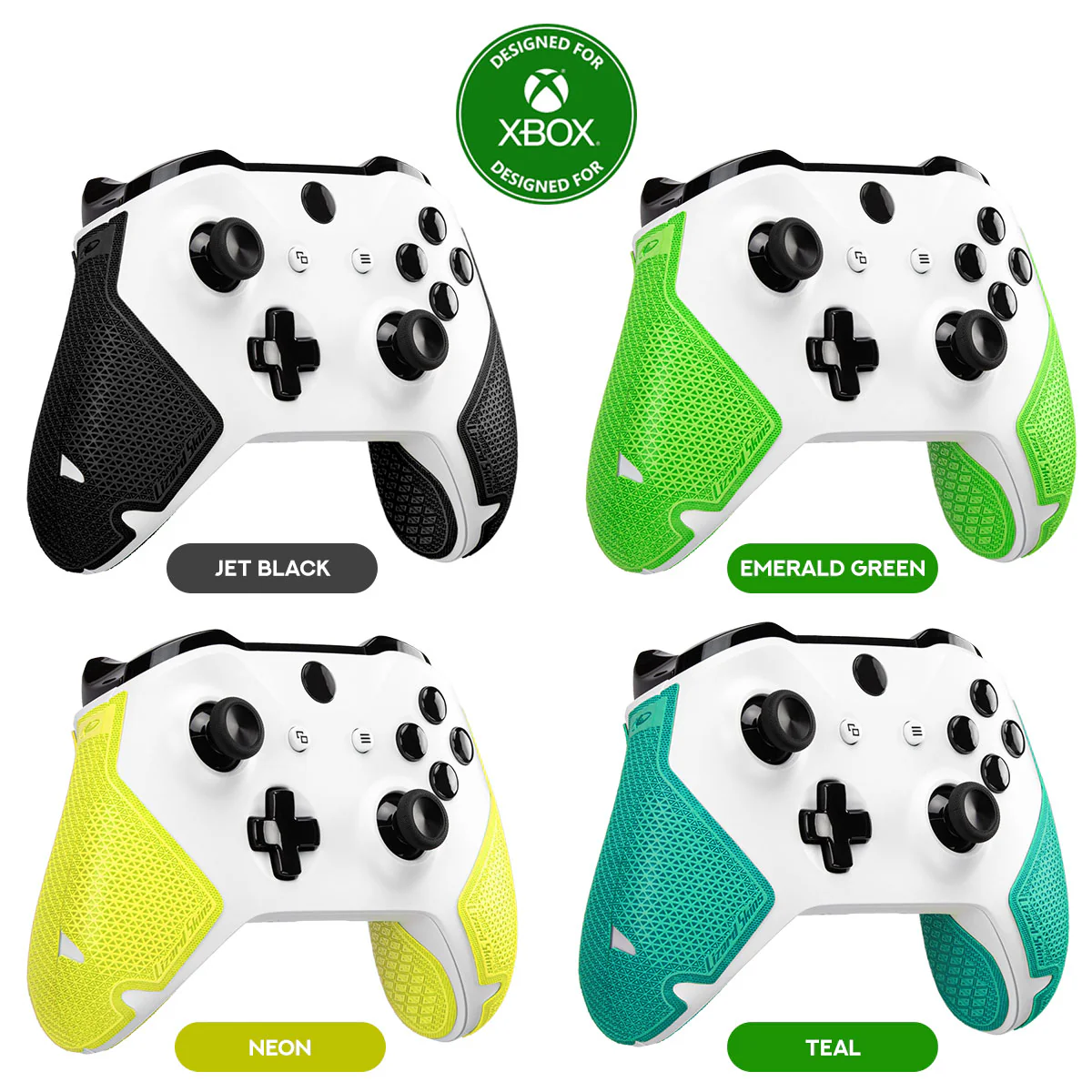 Lizard Skins DuraSoft Polymer Controller Grip 0.5MM for Xbox Series X|S Wireless Controller (Jet Black, Emerald Green, Neon, Teal)