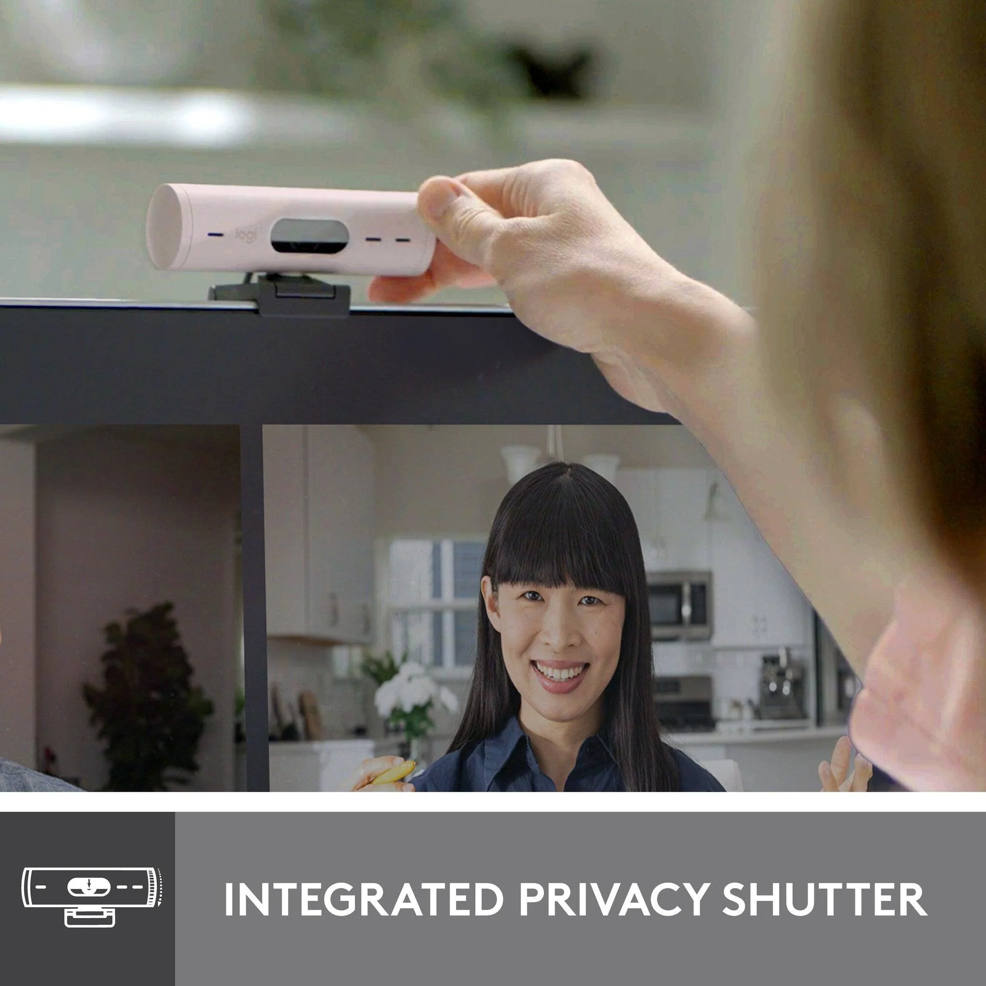 Logitech Brio 500 Full HD Webcam With HDR (Rose) - Image 5