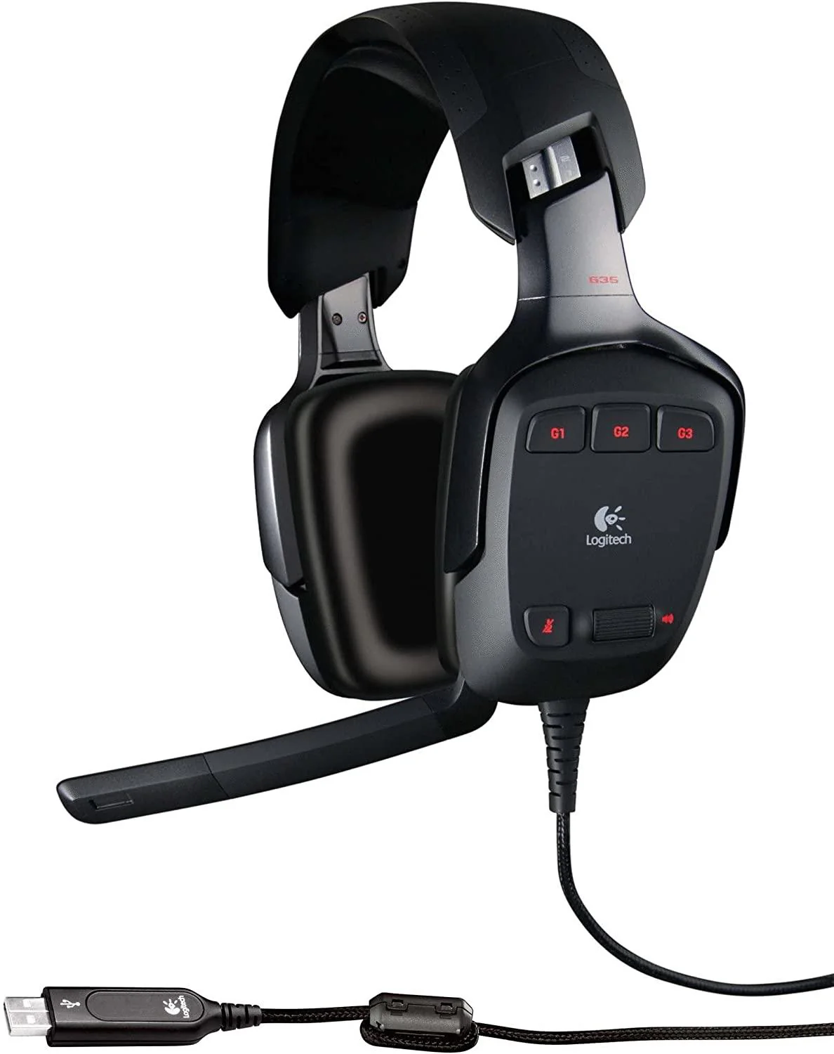 Logitech G35 7.1 Surround Sound Headset For PC
