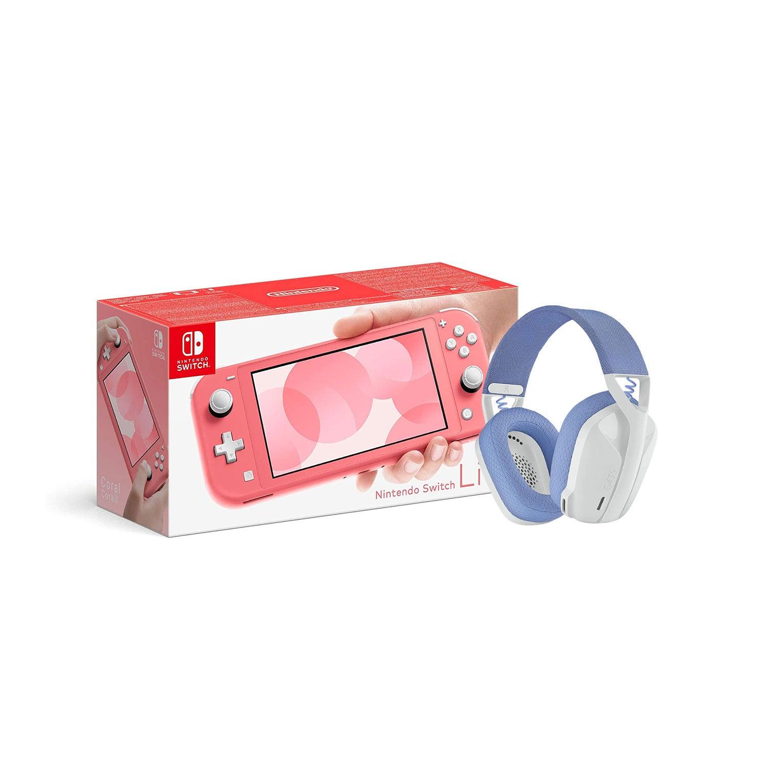 LOGITECH G435 LIGHTSPEED WIRELESS GAMING HEADSET (WHITE) + NINTENDO SWITCH CONSOLE (Lite, Refresh, OLED) - Image 2