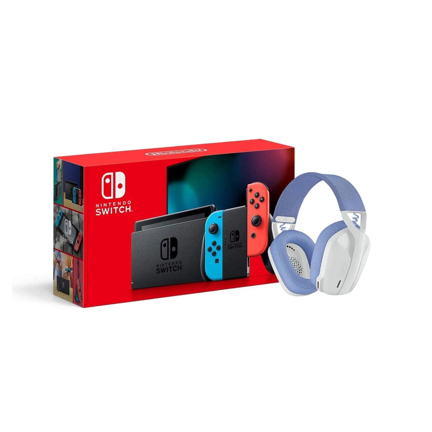 LOGITECH G435 LIGHTSPEED WIRELESS GAMING HEADSET (WHITE) + NINTENDO SWITCH CONSOLE (Lite, Refresh, OLED) - Image 7