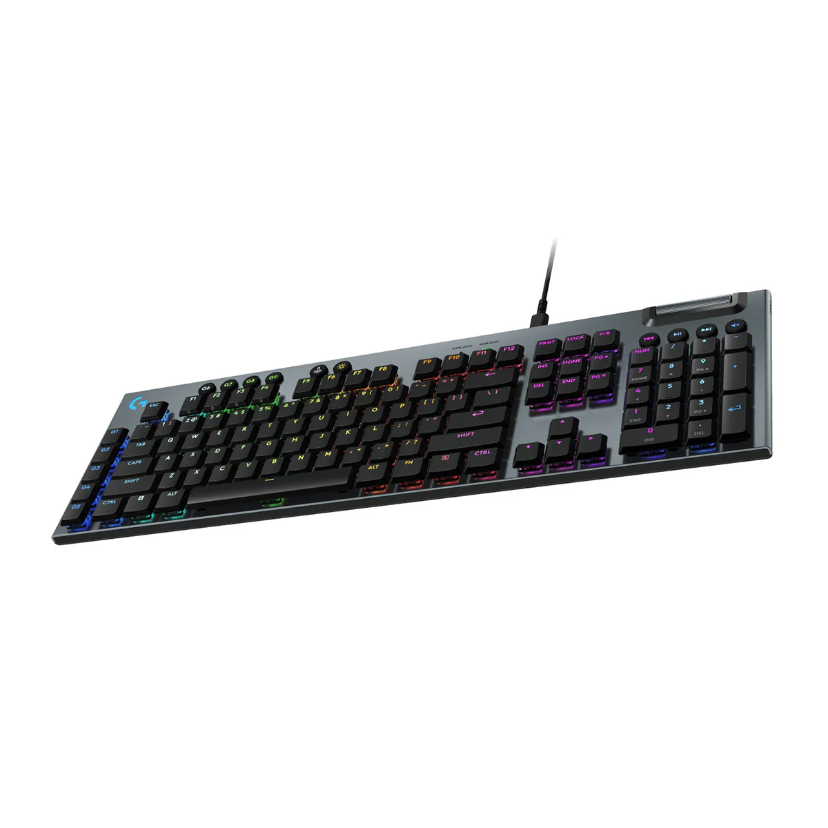 Logitech G915X Low-Profile Wired Gaming Keyboard (Black) (920-012944) - Image 5