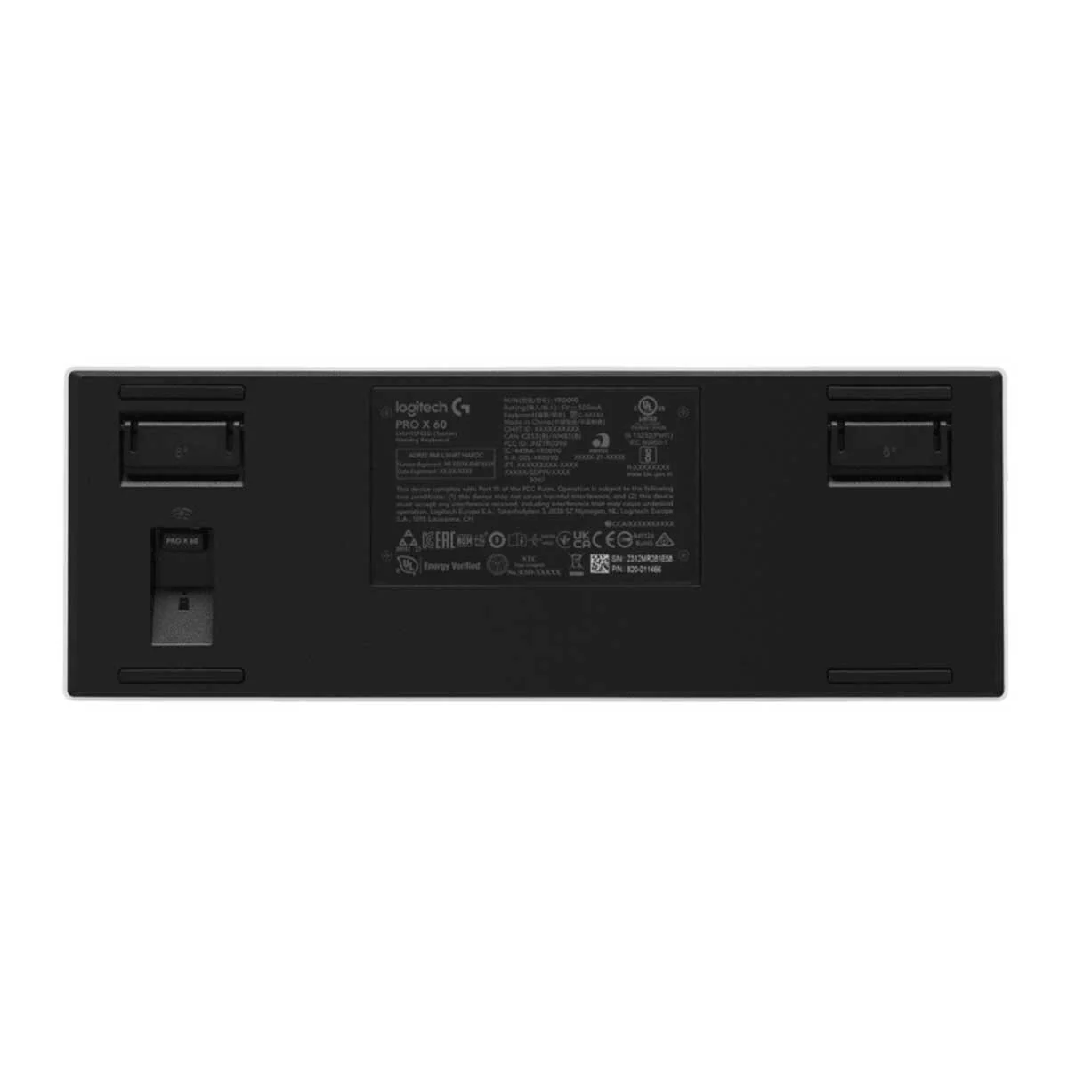 Logitech Pro X 60 Lightspeed Wireless Gaming Keyboard (GX Optical Tactile) (Black, White, Magenta) - Image 15