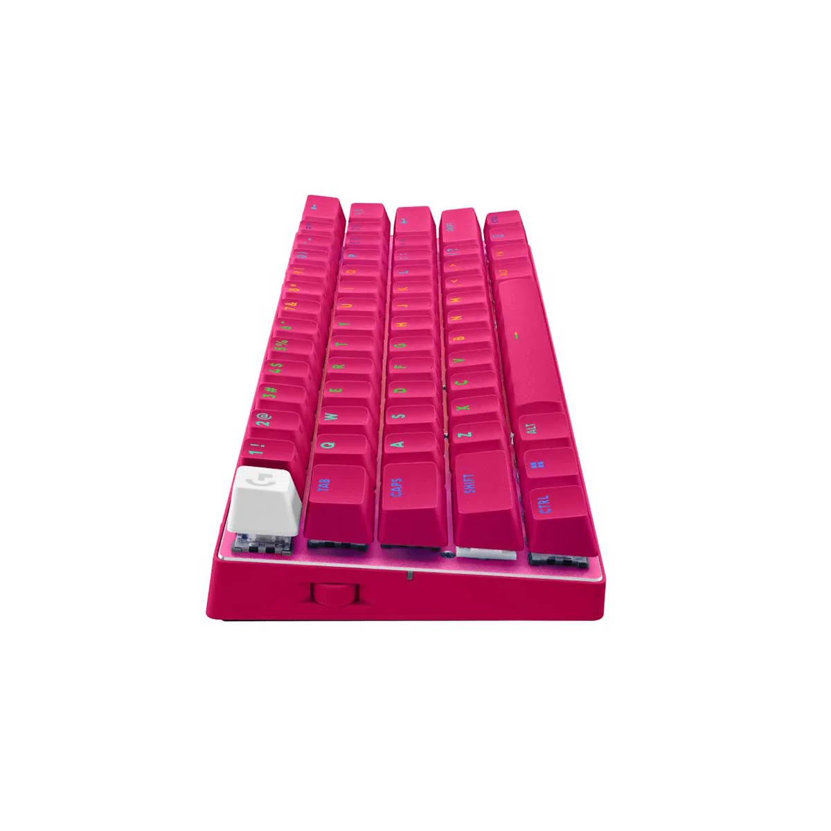 Logitech Pro X 60 Lightspeed Wireless Gaming Keyboard (GX Optical Tactile) (Black, White, Magenta) - Image 19
