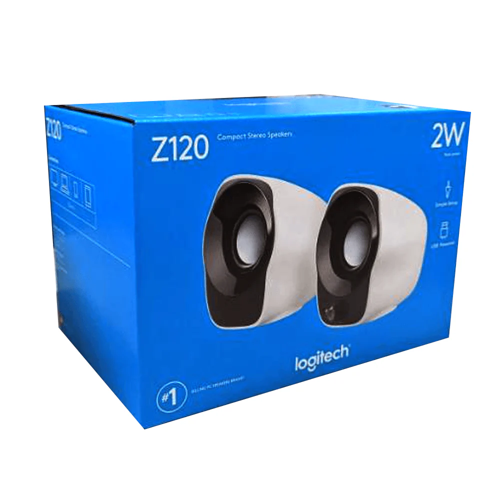 Logitech Z120 Compact Stereo Speakers (White) - Image 7