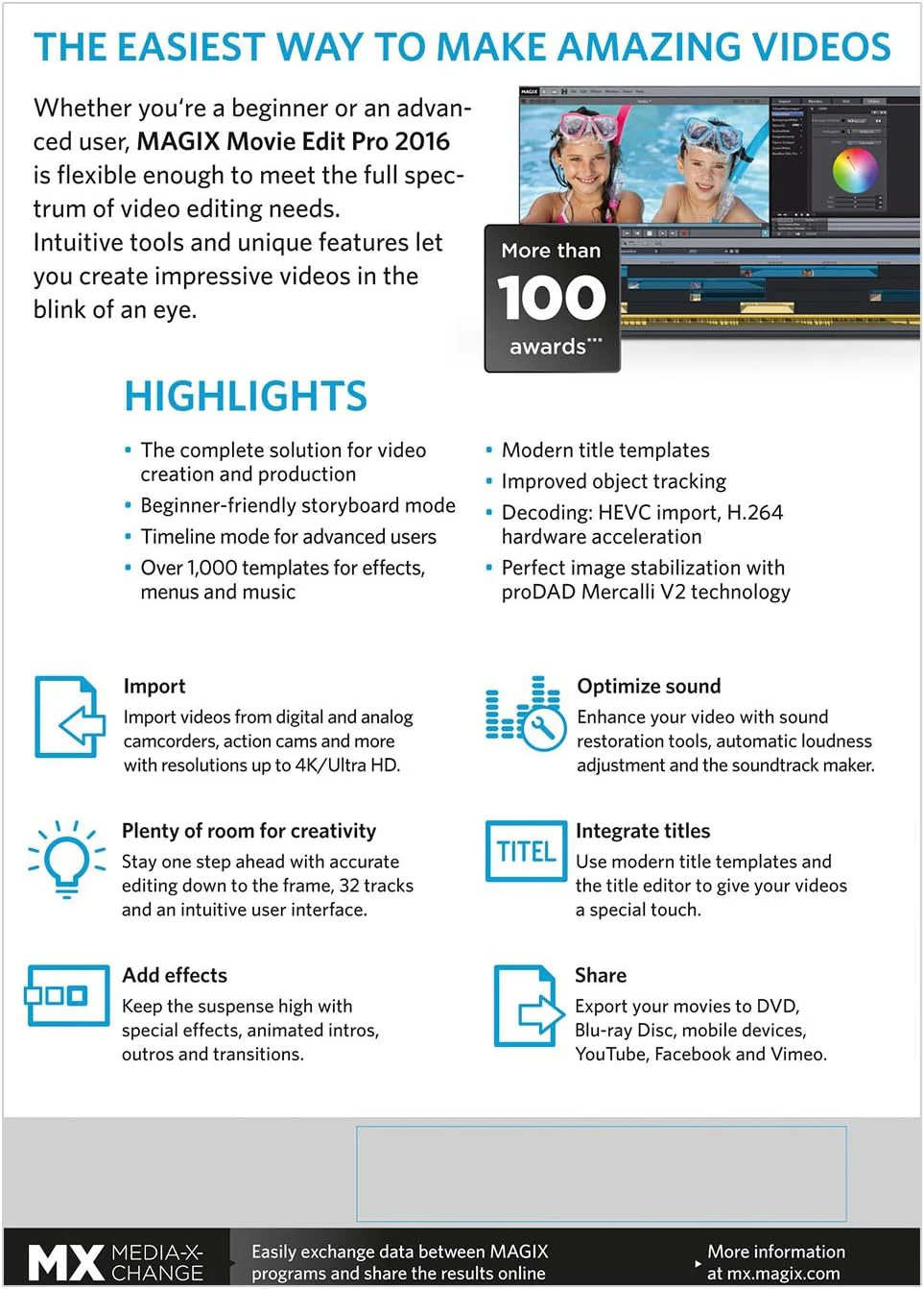 MAGIX MOVIE EDIT PRO 2016 - Image 2