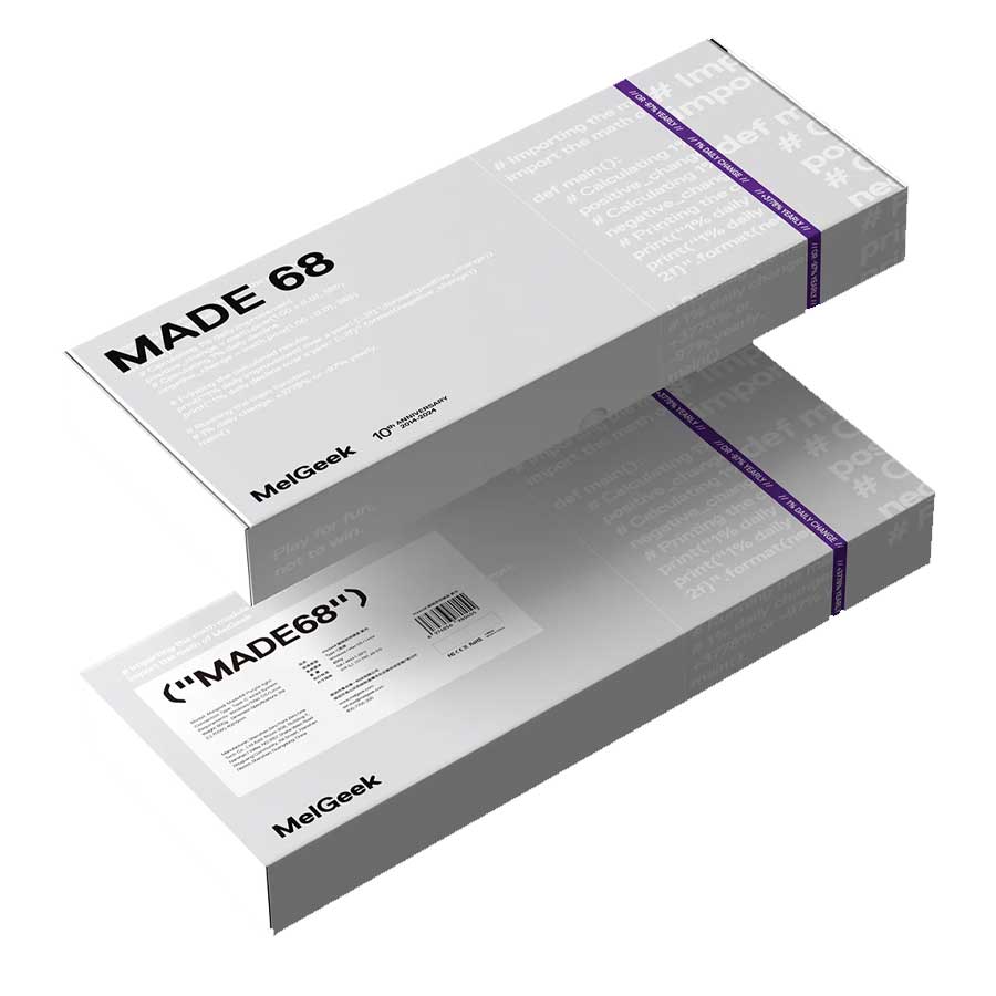 Melgeek MADE68 Purple Light DIY Magnetic Switch Keyboard - Image 9