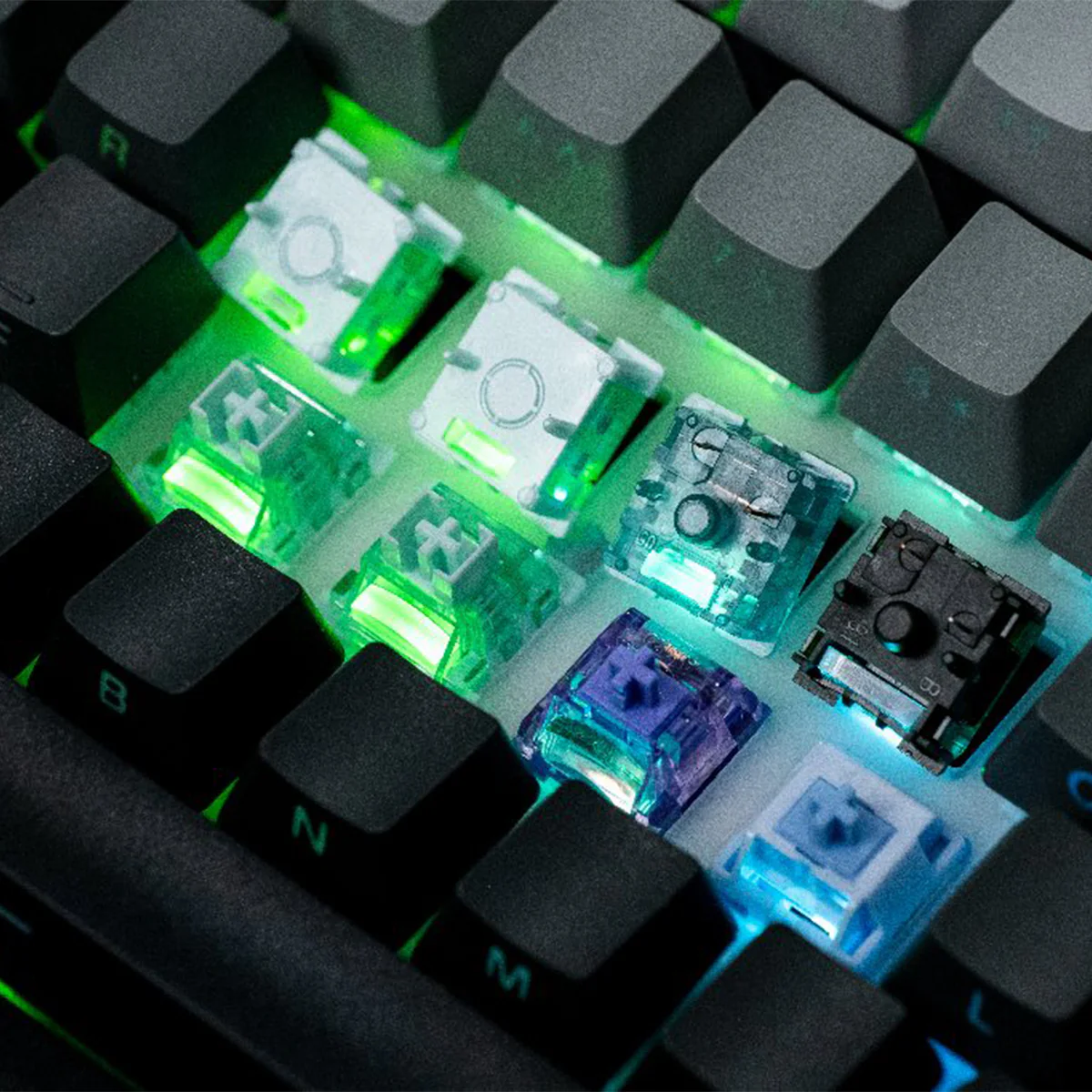 MonsGeek M1 V5 HE-SP Aluminum Case Multi-Mode RGB Hot-Swappable Mechanical Keyboard (Dark Night) (Akko Glare Magnetic Switch) - Image 7