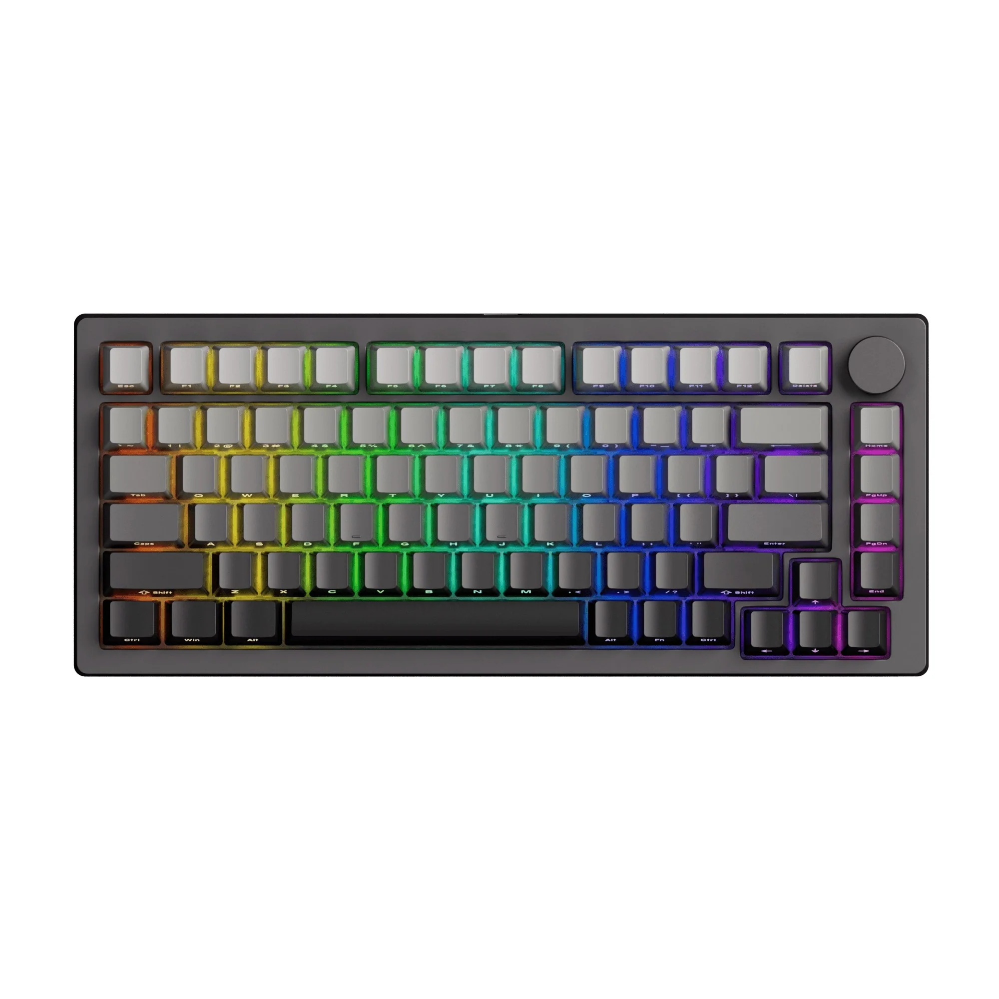 MonsGeek M1 V5 TMR Magnetic Aluminum Case Multi-Mode RGB Hot-Swappable Mechanical Keyboard (Gray Black Gradient) (Akko Astrolink Magnetic Switch) - Image 2
