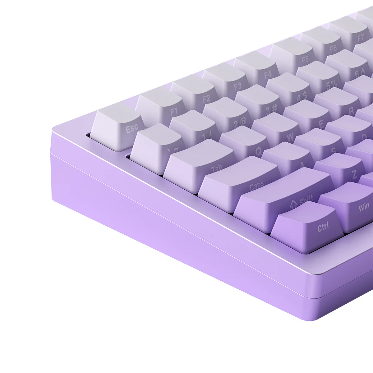 Monsgeek M1W V3 HE-SP Aluminum Case Multi-Mode RGB Mechanical Keyboard (Lilac Purple) (Akko Cream Yellow Magnetic Switch) - Image 8
