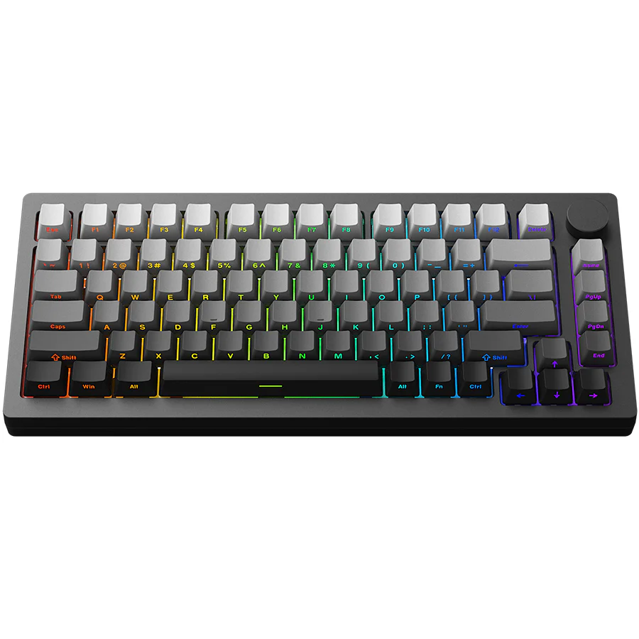 MonsGeek M1W V3 VIA Aluminum Case Multi-Mode RGB Hot-Swappable Mechanical Keyboard (Dark Night) (Akko Rosewood Switch) - Image 3