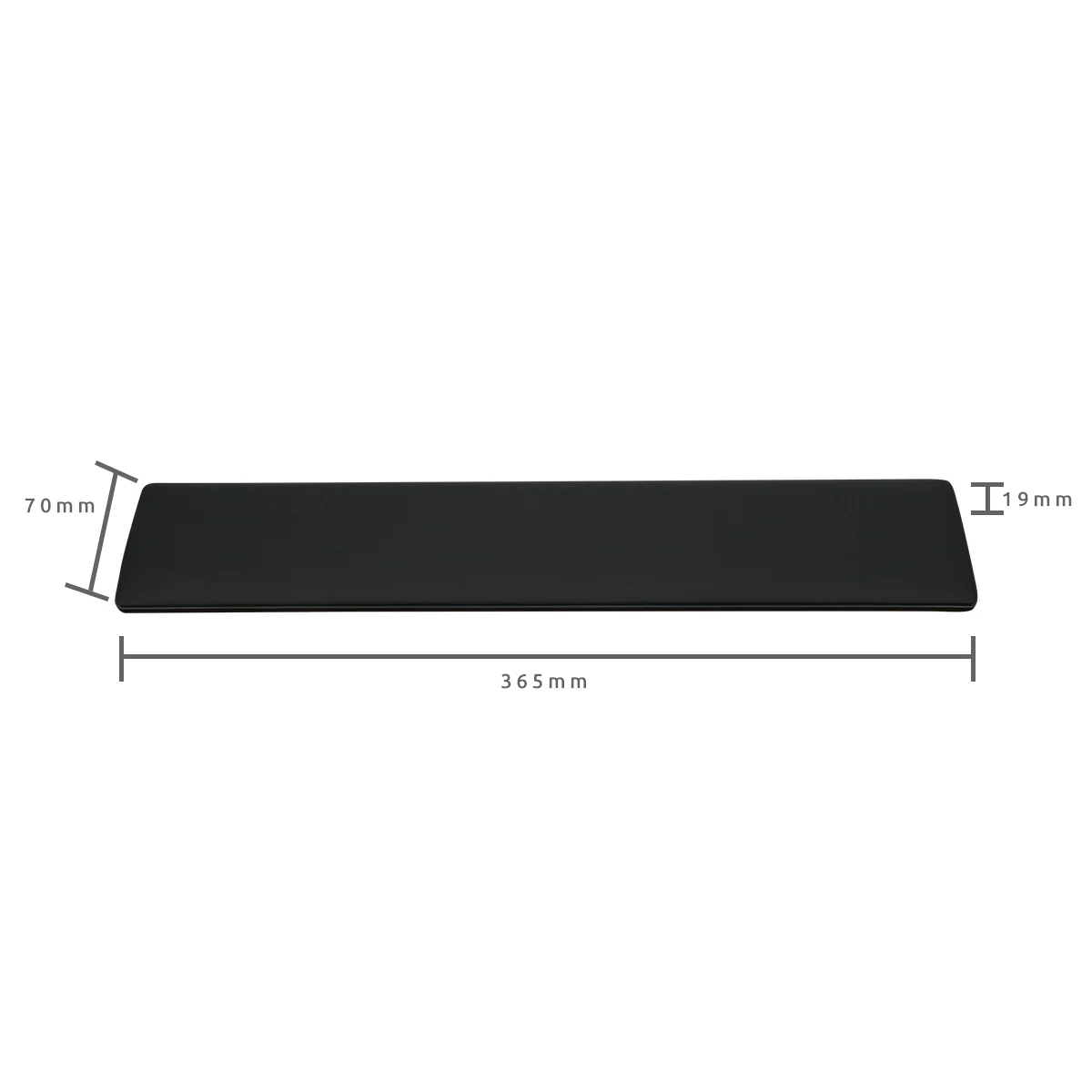 MonsGeek Wrist Rest (Black) (87 Size)