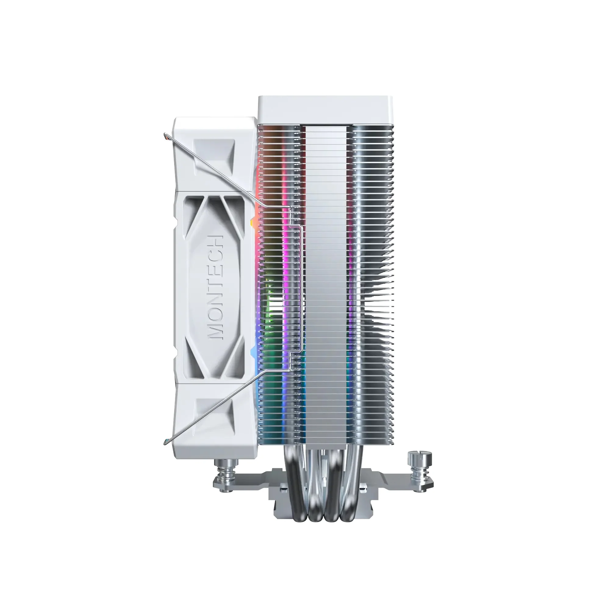 Montech NX400 ARGB Tower Type CPU Air Cooler (Black, White) - Image 11
