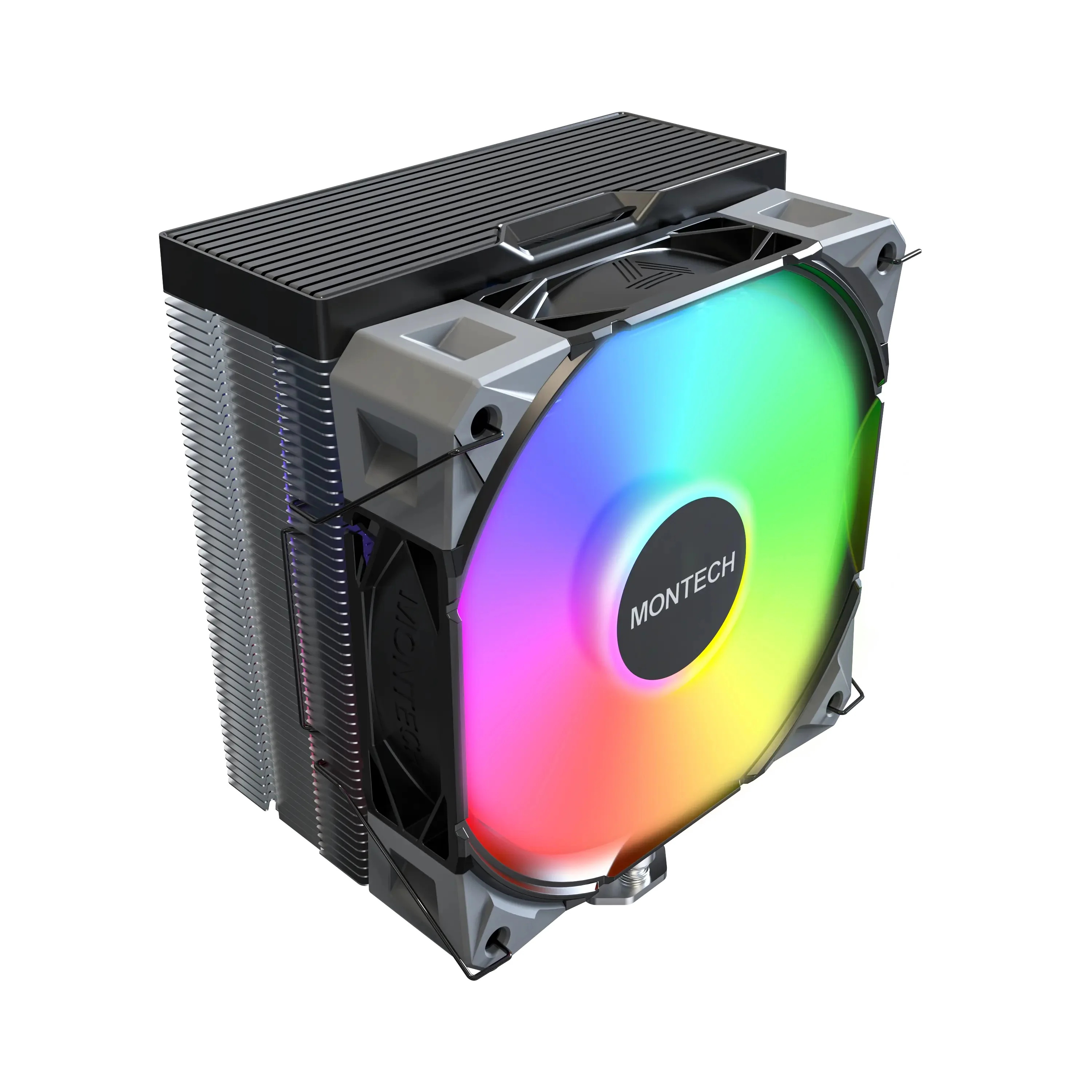 Montech NX400 ARGB Tower Type CPU Air Cooler (Black, White) - Image 2