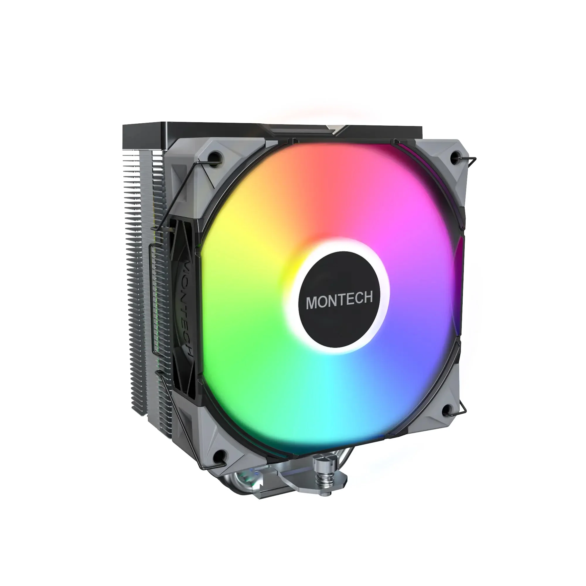 Montech NX400 ARGB Tower Type CPU Air Cooler (Black, White) - Image 3