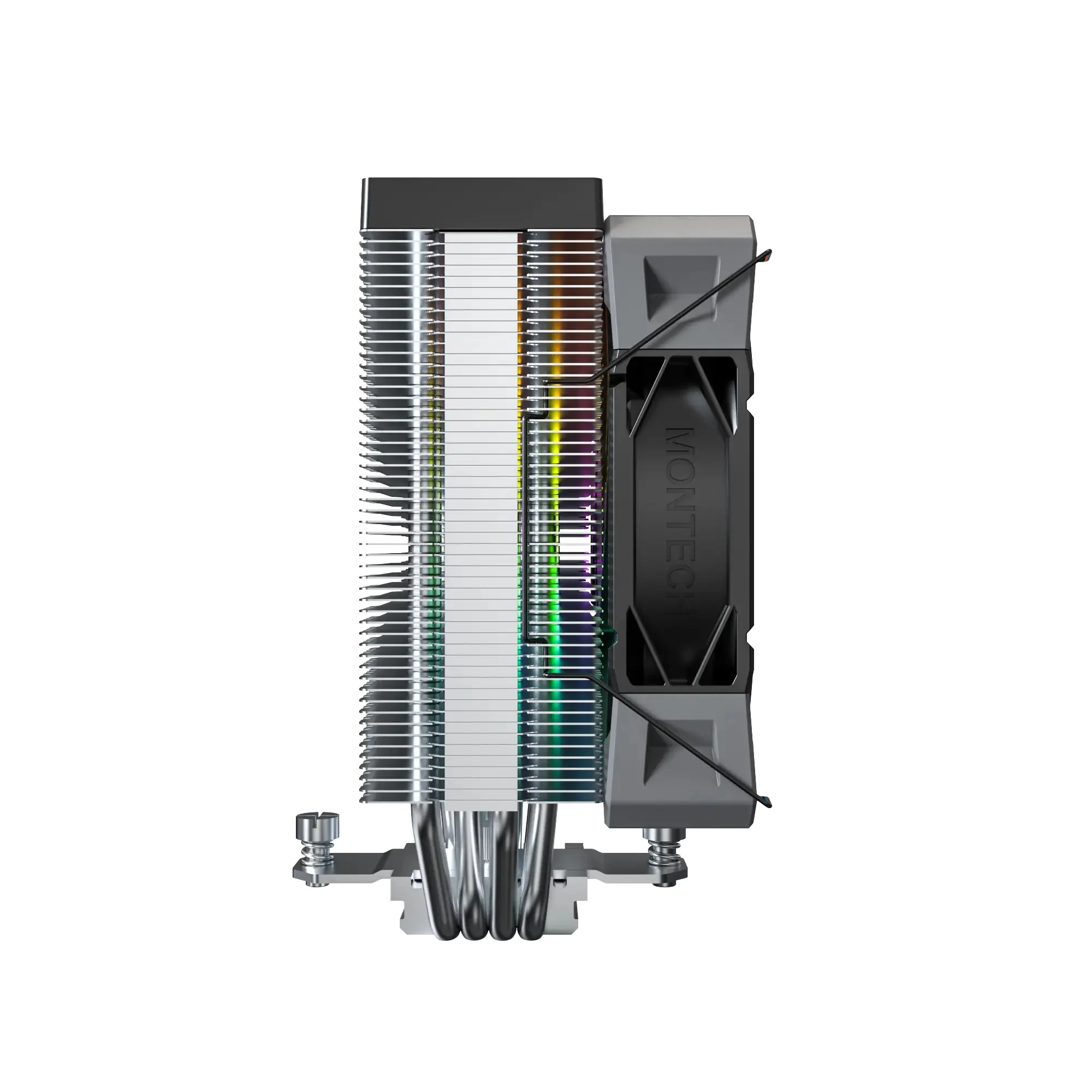 Montech NX400 ARGB Tower Type CPU Air Cooler (Black, White) - Image 6