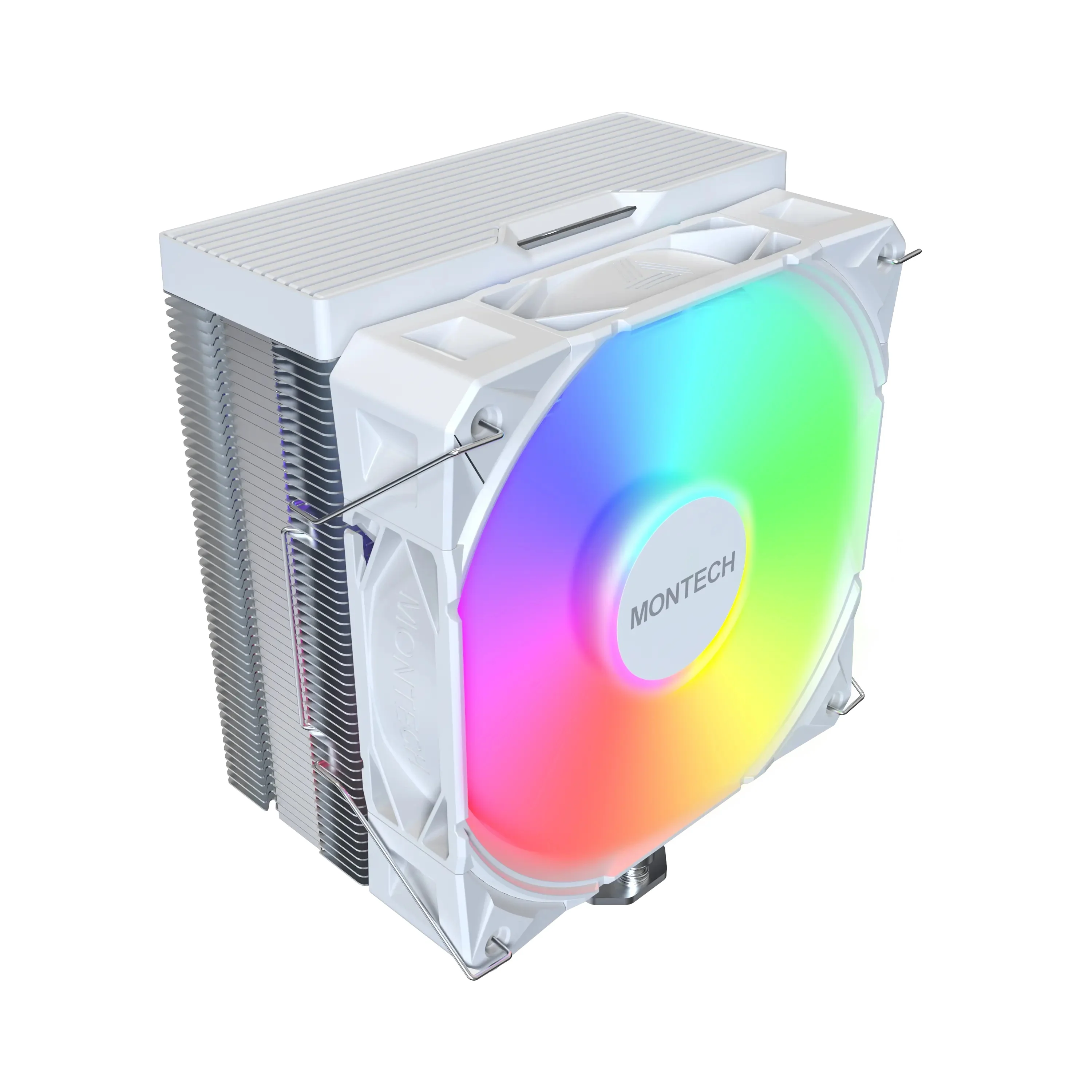 Montech NX400 ARGB Tower Type CPU Air Cooler (Black, White) - Image 8