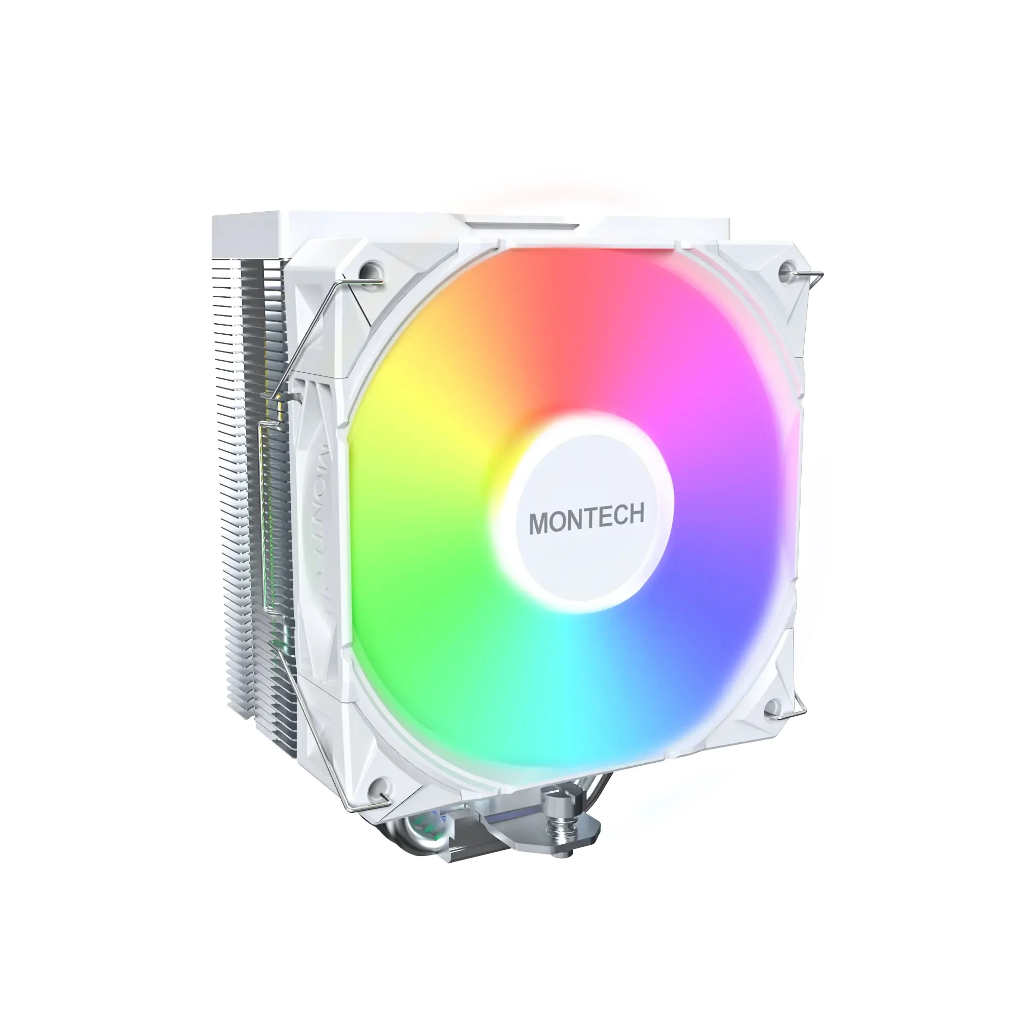 Montech NX400 ARGB Tower Type CPU Air Cooler (Black, White) - Image 9