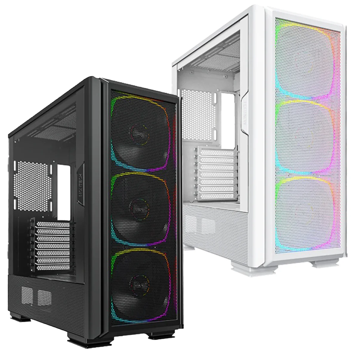 Montech Sky Two GX Mid Tower E-ATX PC Case (Black, White)