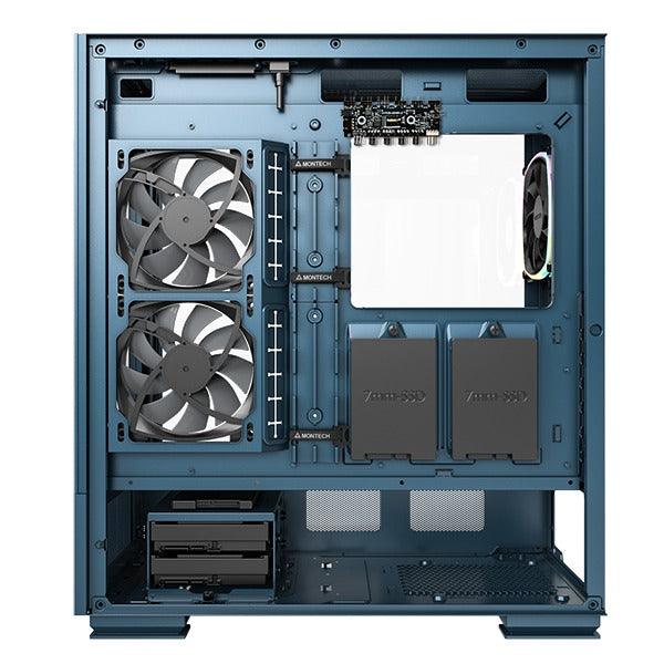 Montech Sky Two Mid Tower ATX Case (Morroco Blue) - Image 2