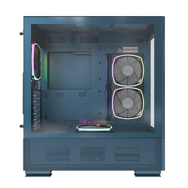 Montech Sky Two Mid Tower ATX Case (Morroco Blue) - Image 5