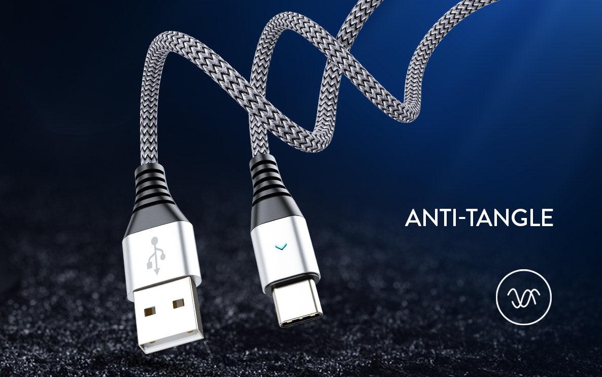 Motivo H21 Data Cable Braided Wire 120CM Micro USB (Grey) (S0011) - Image 2
