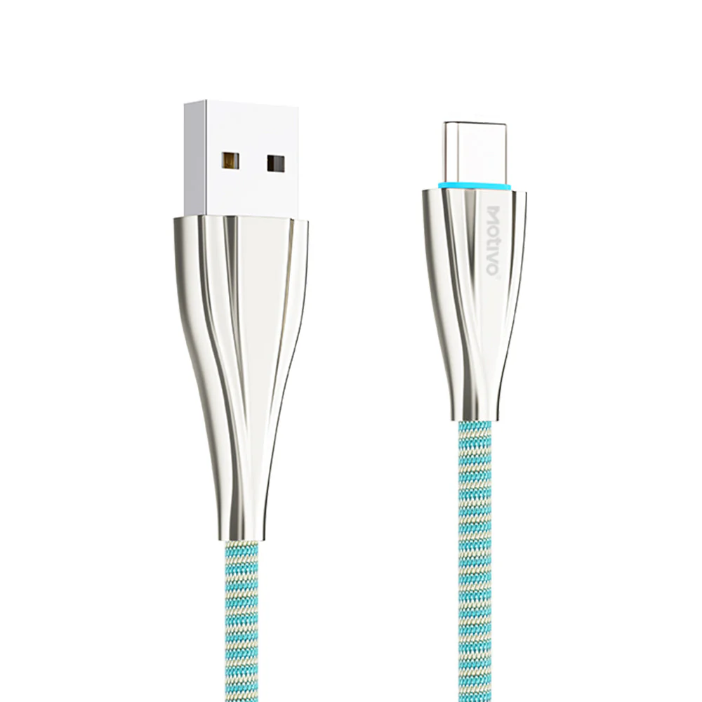 Motivo H24 Data Cable Braided Wire 120CM Type C (Blue) (S0026)