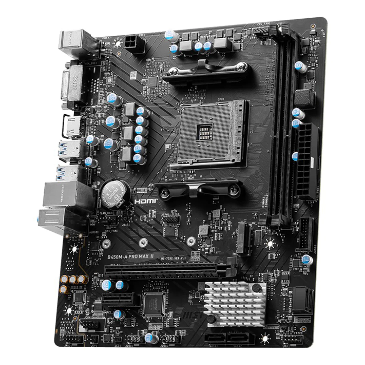MSI B450M-A Pro Max II AM4 AMD Motherboard - Image 2
