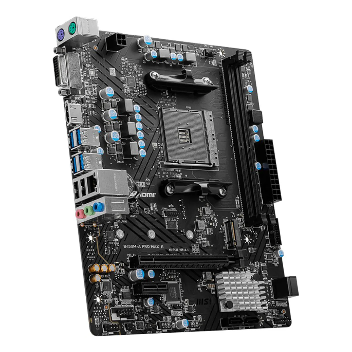 MSI B450M-A Pro Max II AM4 AMD Motherboard - Image 3