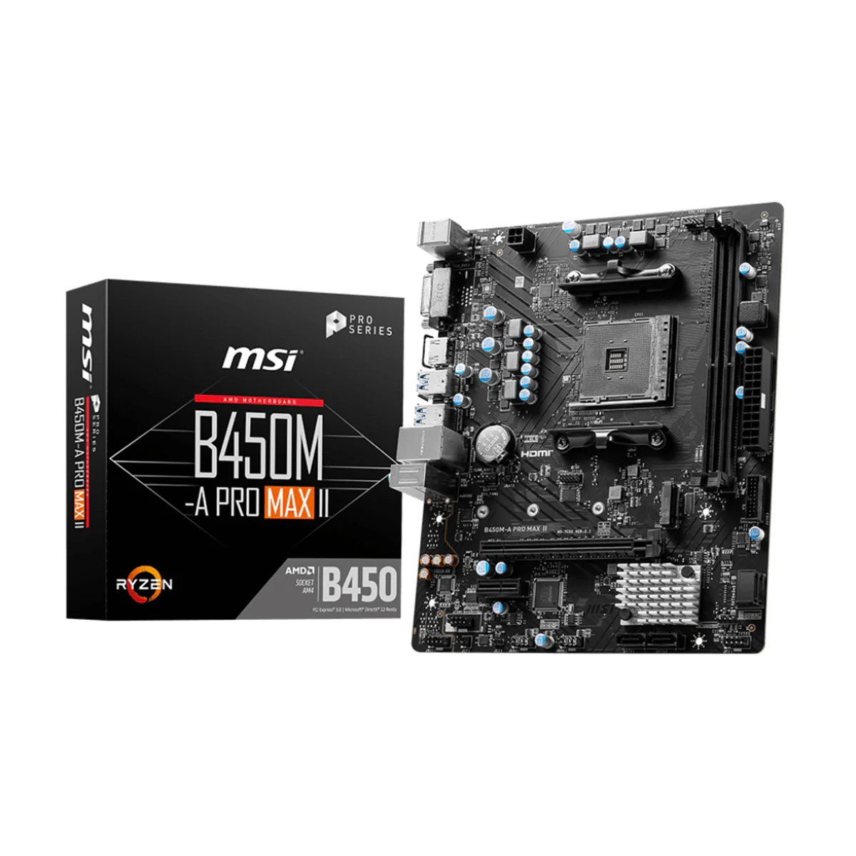 MSI B450M-A Pro Max II AM4 AMD Motherboard - Image 5