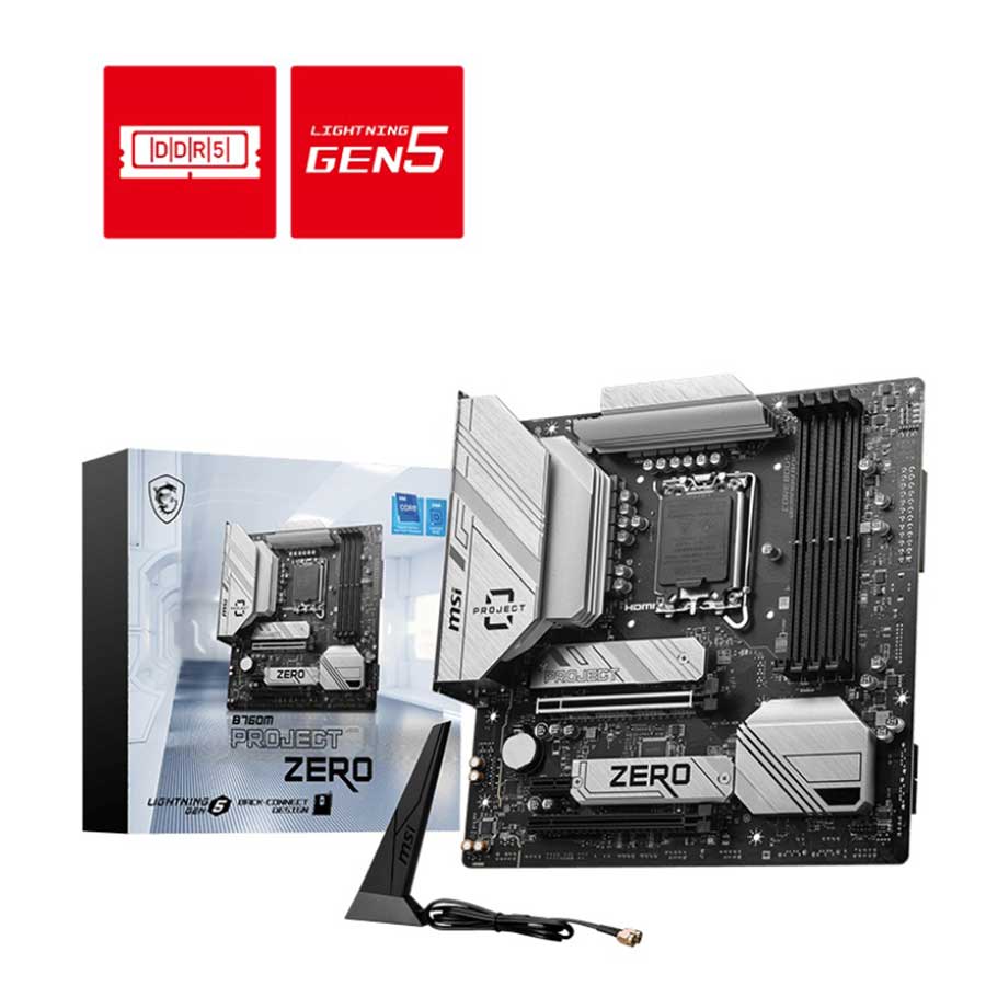MSI B760M Project Zero Motherboard - Image 5
