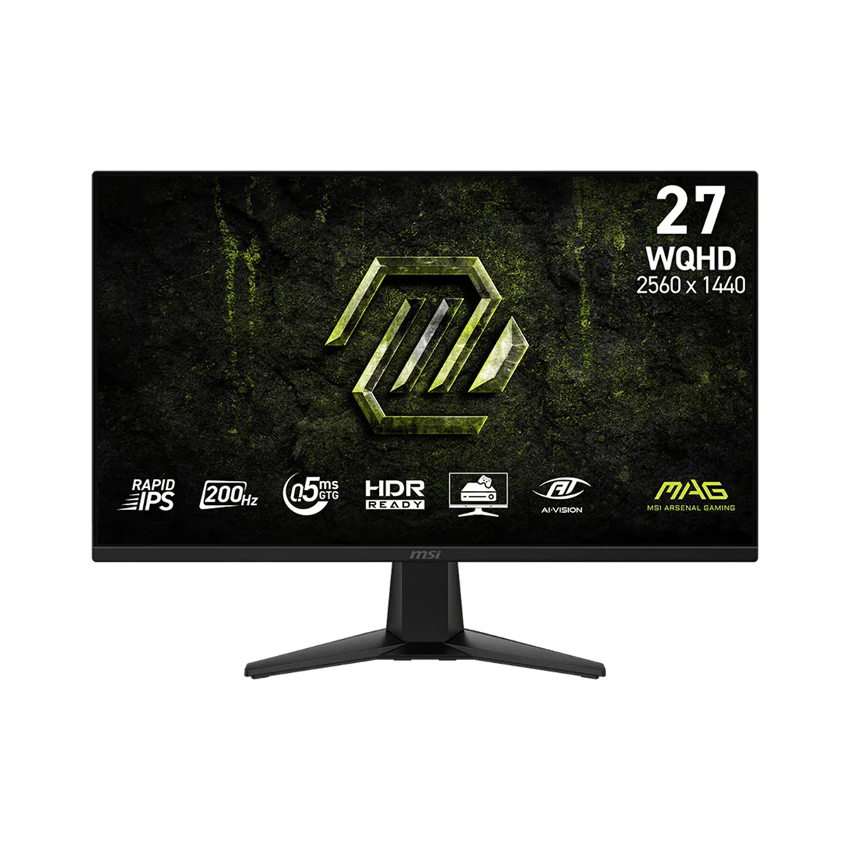 MSI MAG 275QF E20 27" WQHD (2560x1440) 200Hz 0.5ms GTG Rapid IPS Gaming Monitor with Tilt Adjustment