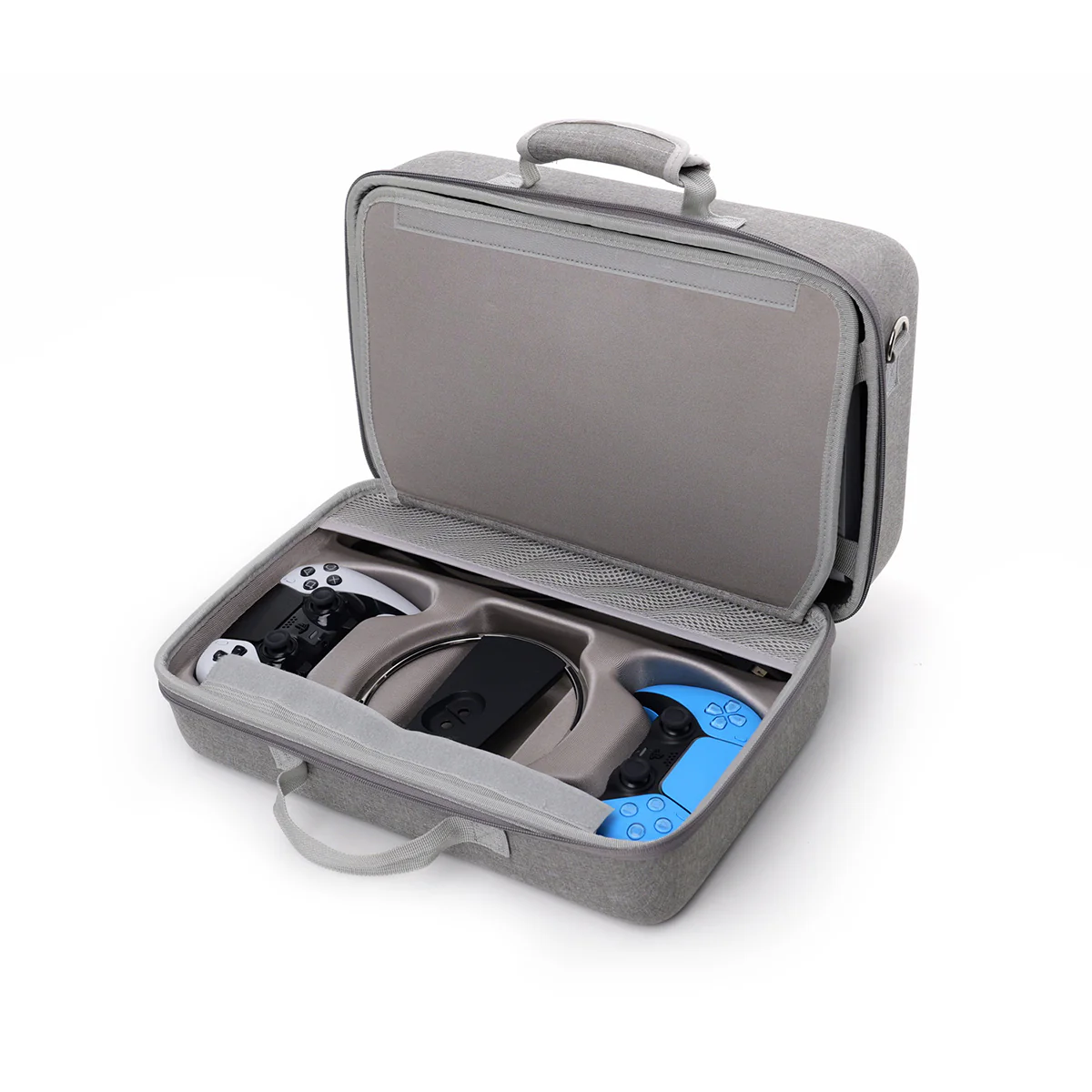Dobe Storage Case for PS5 Slim (Black, Grey) TP5-3590 - Image 7
