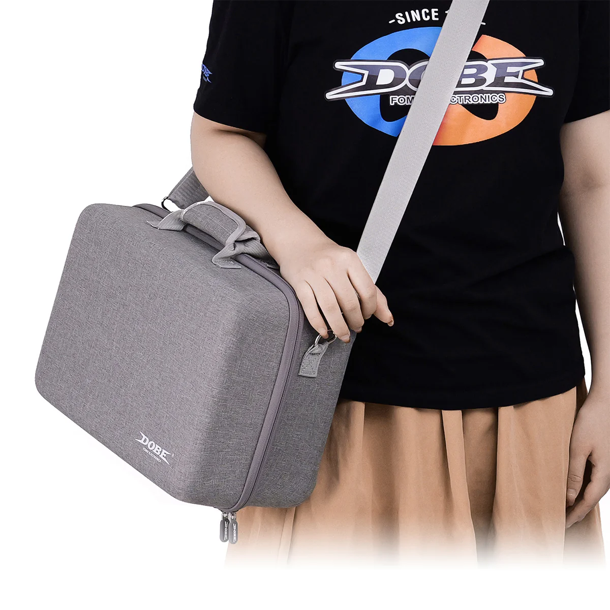 Dobe Storage Case for PS5 Slim (Black, Grey) TP5-3590 - Image 9