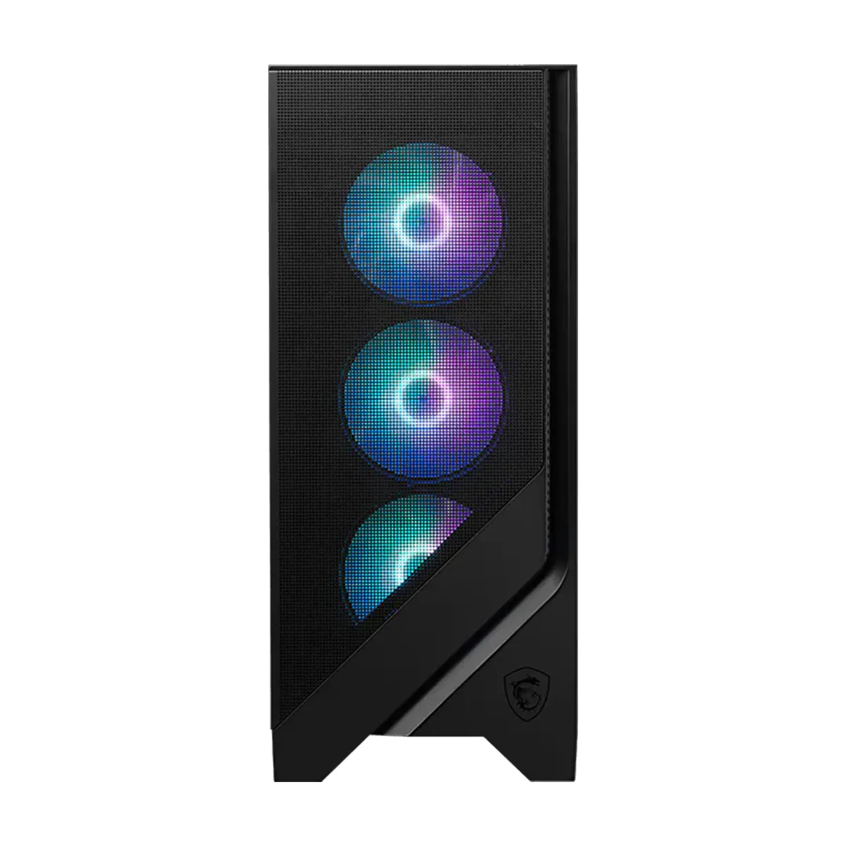 MSI MAG Forge 321R Airflow Micro-ATX Mid Tower Gaming PC Case (Black) - Image 4