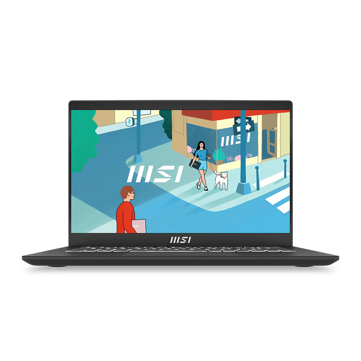 MSI Modern 14 C7M-270PH Laptop (Classic Black) | 14" FHD (1920x1080) IPS | Ryzen 5 7530U | 16GB RAM | 512GB SSD | RX Vega Graphics | Windows 11 Home | MSI Sleeve Bag GP - Image 3