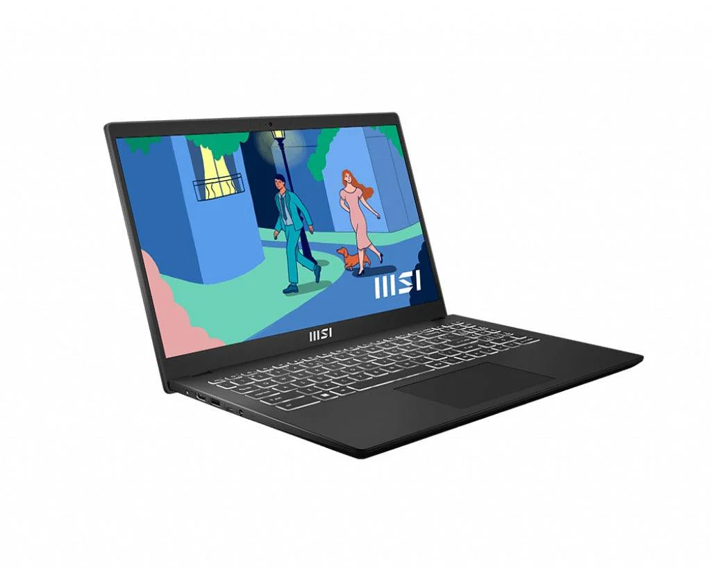 MSI Modern 15 B12MO-696PH Laptop (Classic Black) | 15.6" FHD (1920x1080 | i7-1255U | 16GB RAM | 512GB SSD | Intel Iris Xe Graphics | Windows 11 Home | MS Office Home & Student 2021 | MSI Sleeve Bag GP - Image 6