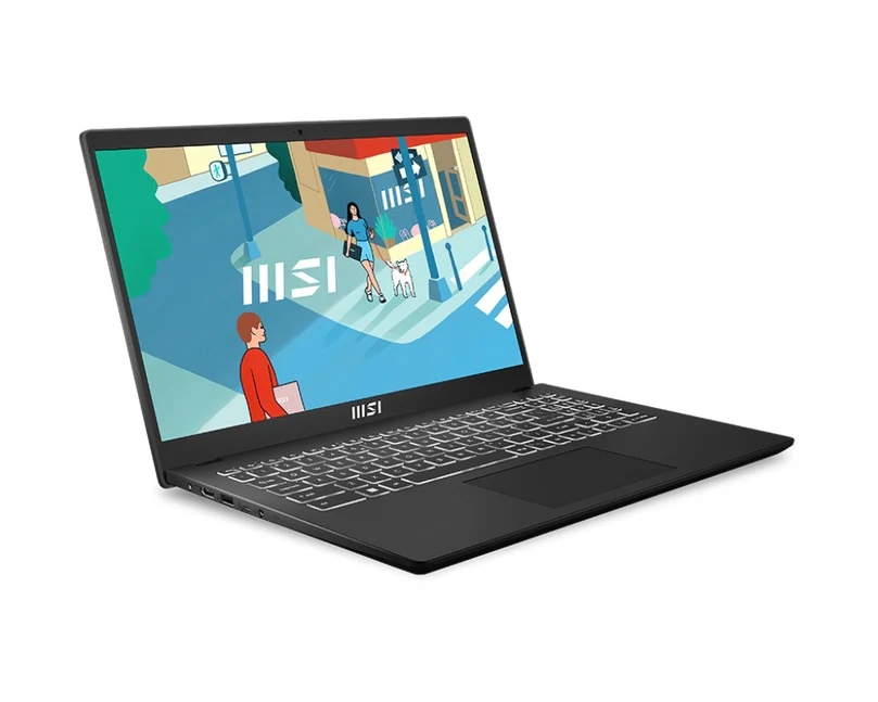 MSI Modern 15 B13M-1025PH Laptop (Classic Black) | 15.6" FHD (1920x1080) IPS | i7-1355U | 16GB RAM | 512GB SSD | Iris Xe Graphics | Windows 11 Home + MS Office Home & Student 2021 + MSI Sleeve Bag GP - Image 2
