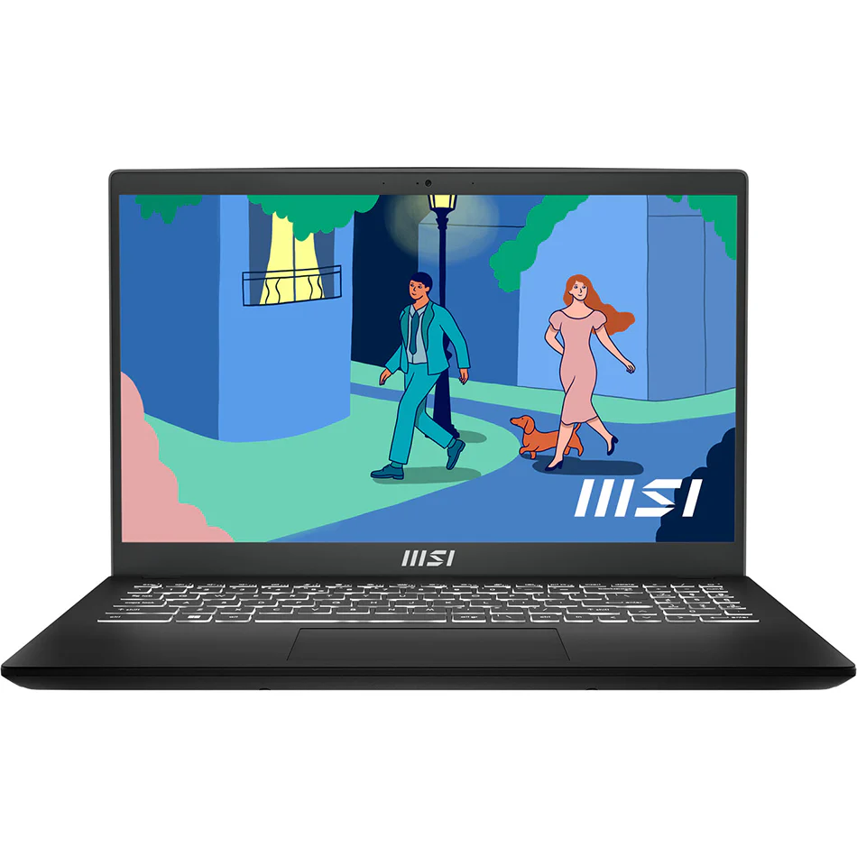 MSI Modern 15 B7M-430PH Laptop (Classic Black) | 15.6" FHD (1920x1080) IPS | Ryzen 5-7430U | 16GB RAM | 512GB SSD | AMD Radeon Graphics | Windows 11 Home | MSI Sleeve Bag GP - Image 2
