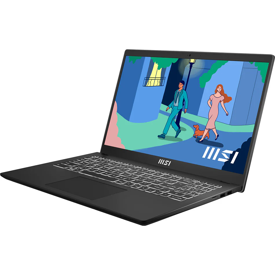MSI Modern 15 B7M-430PH Laptop (Classic Black) | 15.6" FHD (1920x1080) IPS | Ryzen 5-7430U | 16GB RAM | 512GB SSD | AMD Radeon Graphics | Windows 11 Home | MSI Sleeve Bag GP - Image 5