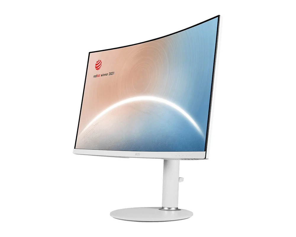 MSI Modern MD271CPW 27" FHD 75Hz Business & Productivity Curved Monitor (White) - Image 5