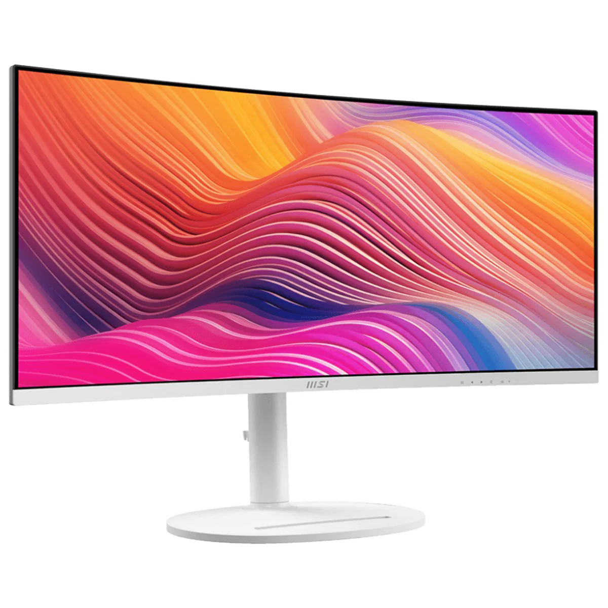 MSI Modern MD342CQPW 34" UWQHD (3440x1440) 120Hz 1ms (MPRT) / 4ms (GtG) VA Business & Productivity Monitor (White) - Image 3