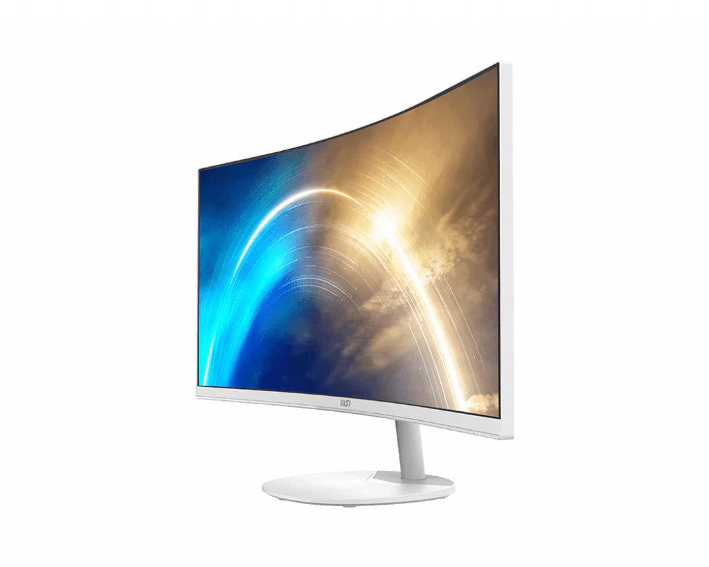 MSI Pro MP341CQW 34" UWQHD Curved Business & Productivity Monitor (White) - Image 4