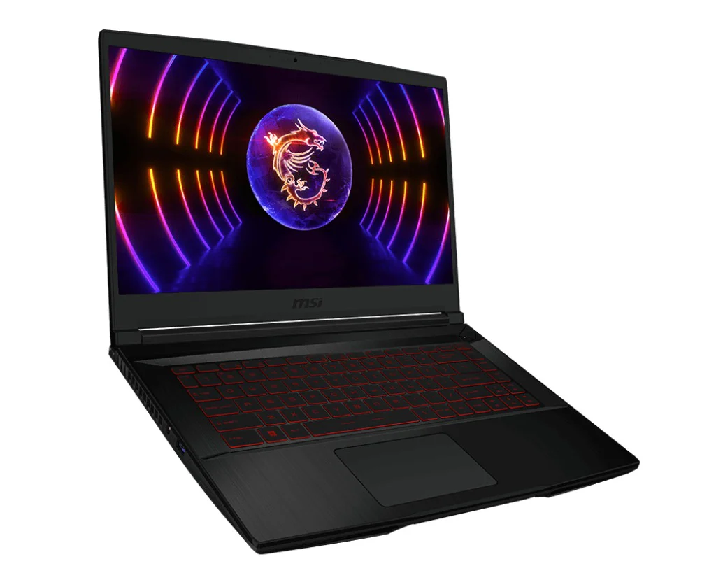 MSI Thin GF63 12VE-088PH Gaming Laptop (Black) | 15.6" FHD (1920x1080) | i7 12650H | 8GB RAM | 512GB SSD | RTX 4050 | Windows 11 Home | MSI Gaming Backpack - Image 2