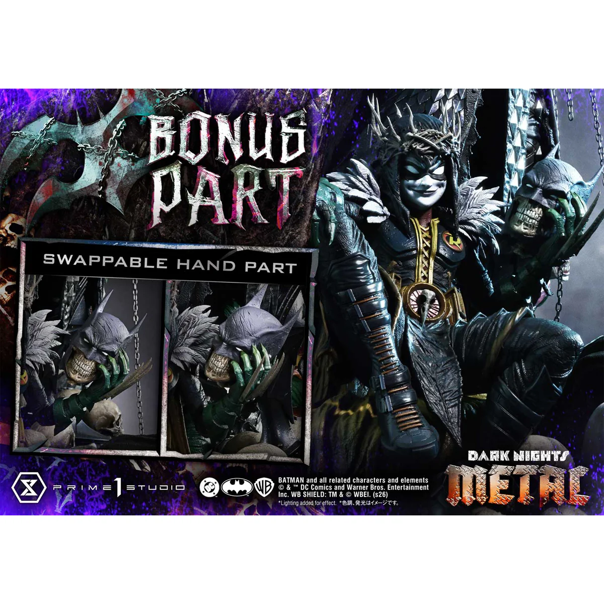 Museum Masterline Dark Nights: Death Metal The Batman Who Laughs & Robin King (DX Bonus) (MMDCMT-15DXS) Pre-Order Downpayment - Image 2