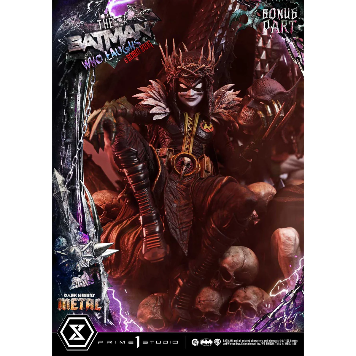 Museum Masterline Dark Nights: Death Metal The Batman Who Laughs & Robin King (DX Bonus) (MMDCMT-15DXS) Pre-Order Downpayment - Image 3