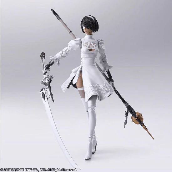 NIER AUTOMATA BRING ARTS YORHA NO.2 TYPE P VERSION 2.0 ACTION FIGURE - Image 2