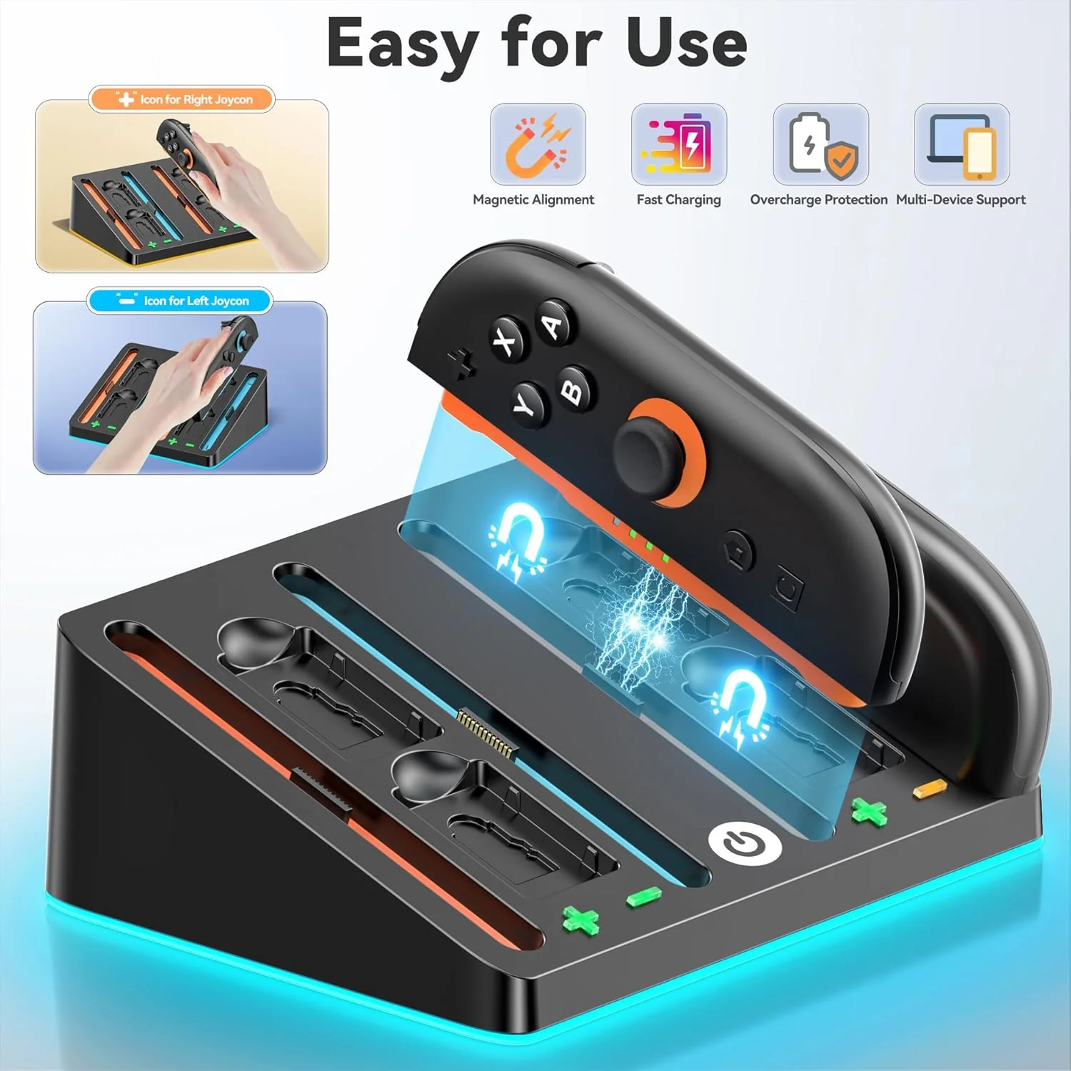 Nintendo Switch 2 Controller Charging Dock (Black) (VG-SW223) - Image 5